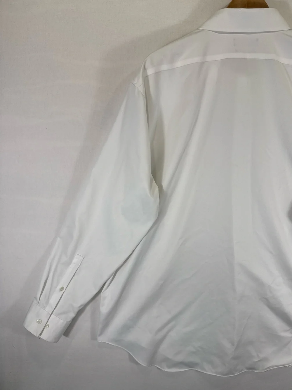 Calvin Klein White Men's Dress Shirt - Spread Collar